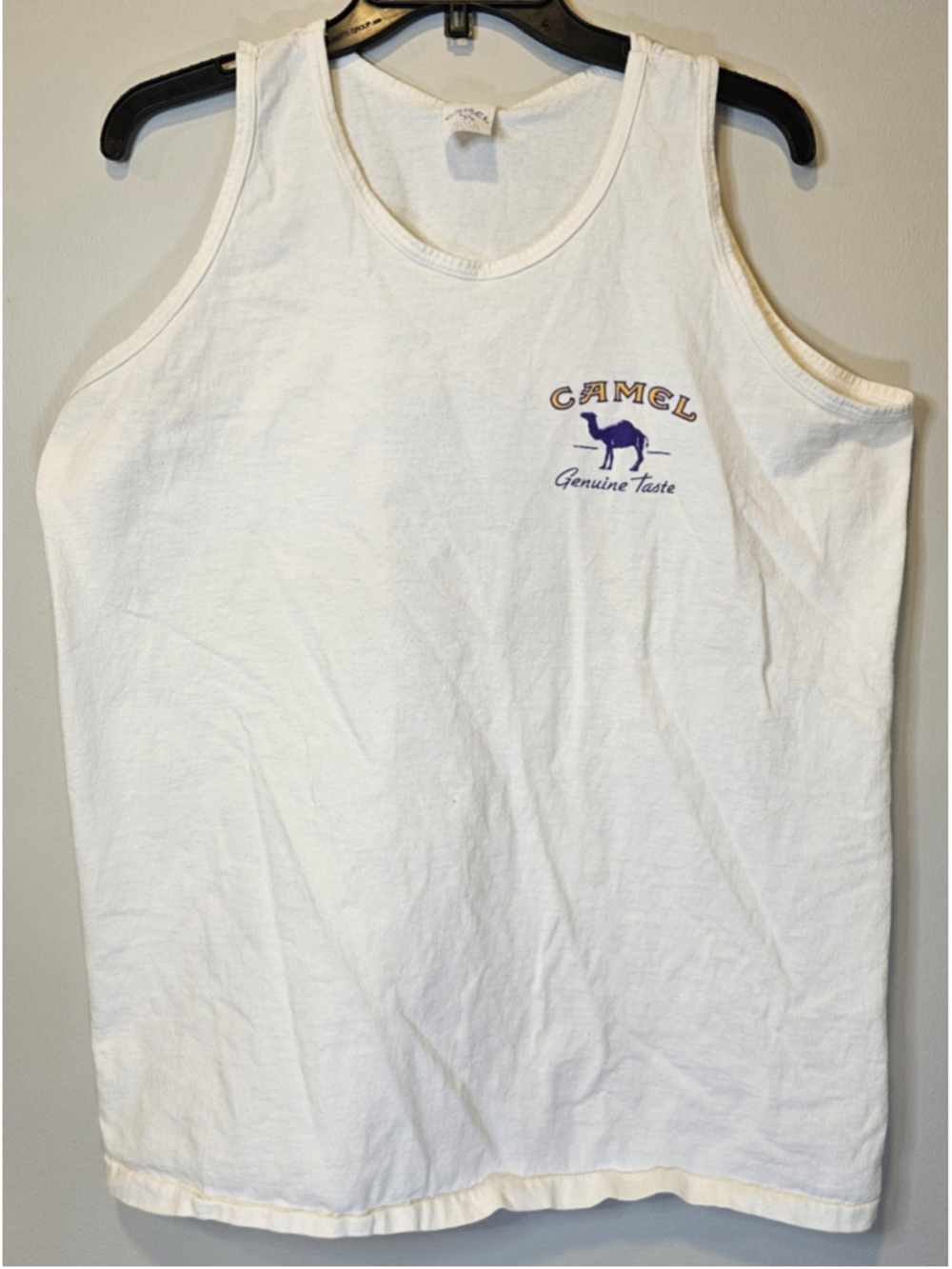 Vintage 1995 Camel Genuine Taste Tank Top XL USA Cigarette Promo